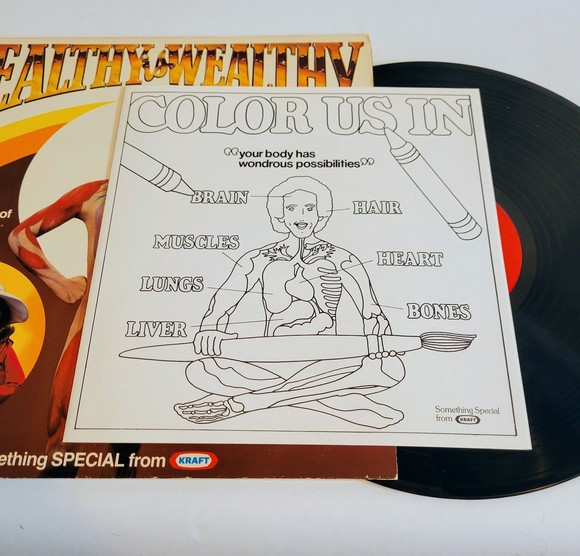 Vintage 1970's Healthy And Wealthy Captain Kangaroo Slimgoo12 inch Vinyl Record. - Picture 5 of 10